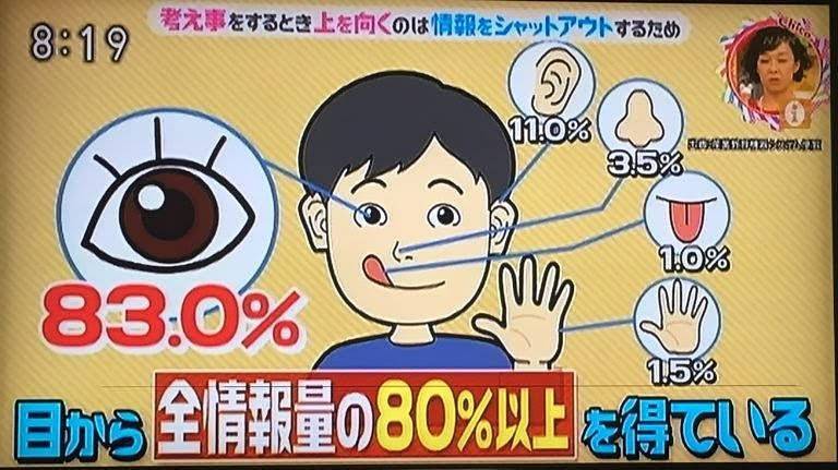 全情報量の80％以上を占める目（視覚）を鍛えて効率よく勉強スポーツをレベルアップしていきます。